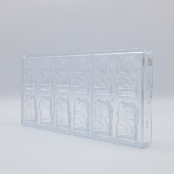 1598 CW Форма для шоколаду "Кошеня" 50x34x15 мм, 12 шт.