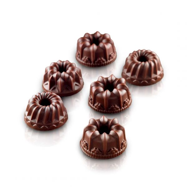 SCG19 Форма силіконова для шоколаду "фантазія" 28,5х15 мм