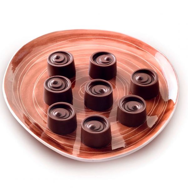 SCG04 Форма  силіконова для шоколаду "вихор" 28х20 мм