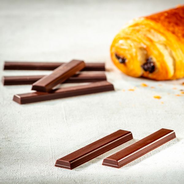 12142 CW  Форма для шоколаду "Шоколадна хлібна паличка" 80x13,18x5 мм, 6х3 шт./5,5 г