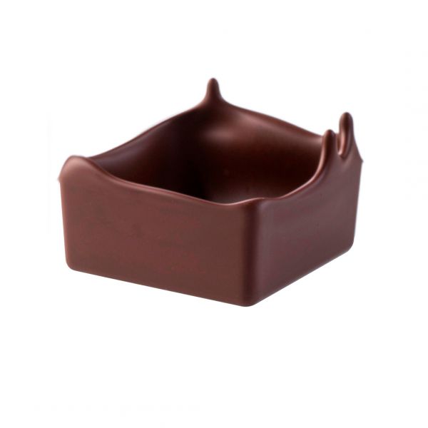 21GU009 Форма для шоколаду "квадратний кошик" 33 x 33 мм h14 мм (4х6 шт) - 10 г