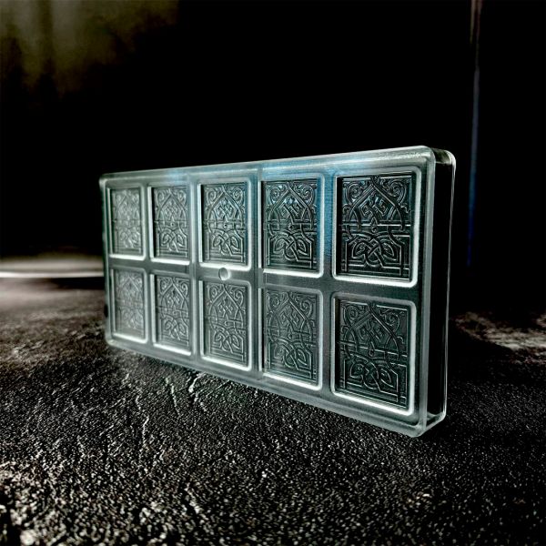 12151 CW Форма для шоколаду "Східний дизайн Караку " 50x41x4мм, 2х5 шт./9 г