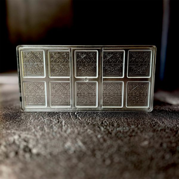 12151 CW Форма для шоколаду "Східний дизайн Караку " 50x41x4мм, 2х5 шт./9 г