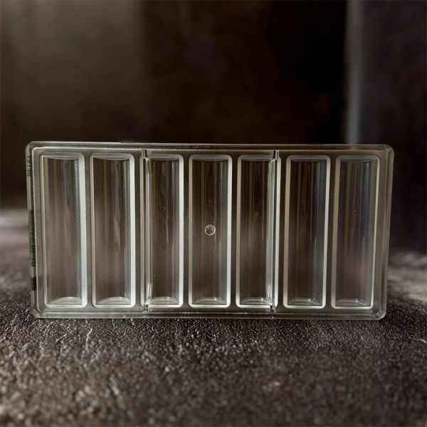 12130 CW Форма для шоколаду "Баточник Бюш гладкий" 112x27x13 мм, 1х7 шт./40 г