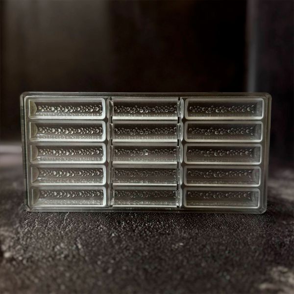 12146 CW Форма для шоколаду "Маленький баточник Бульбашки" 80x18x16 мм, 5х3 шт./20,75 г