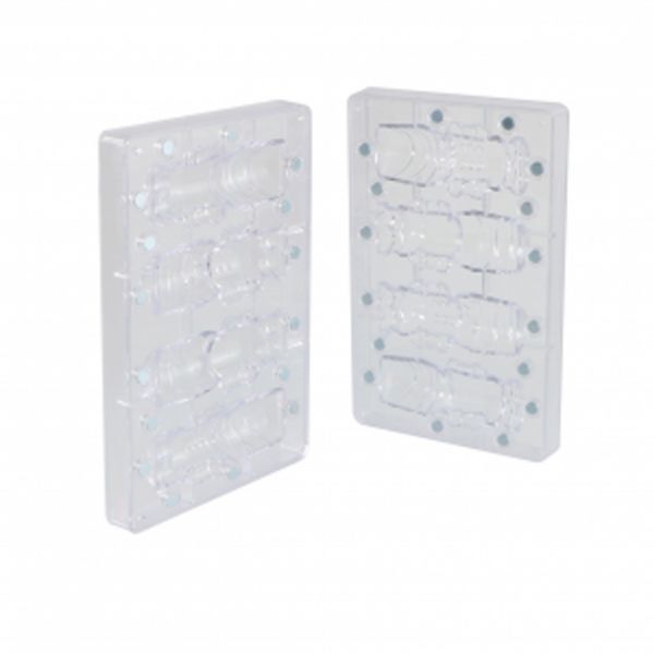 20SR102 Набір форм з магнітами для шоколадних фігурок (2 шт) "Іграшковий чоловічок" 53x44 h 120 мм,