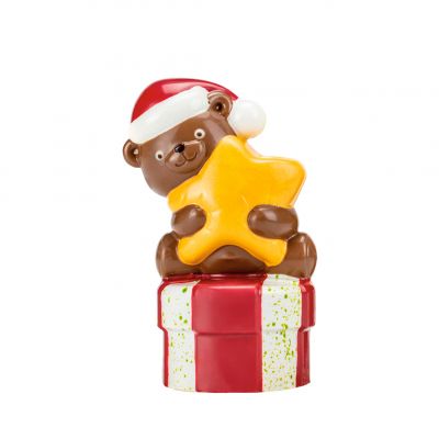 20SR107 Набір форм з петлями та гачками для шоколадних фігурок "Милий ведмідь"  67x54 h 105 мм, 4+4