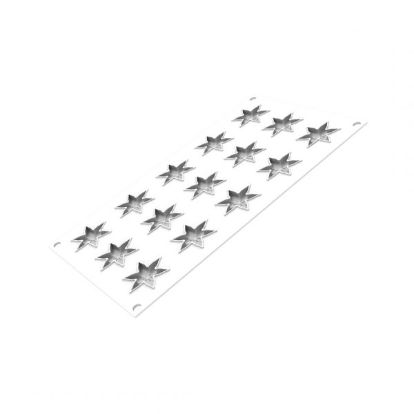 COROLLE 4 Форма силіконова Ø45 h 6 мм (15x57 мл)