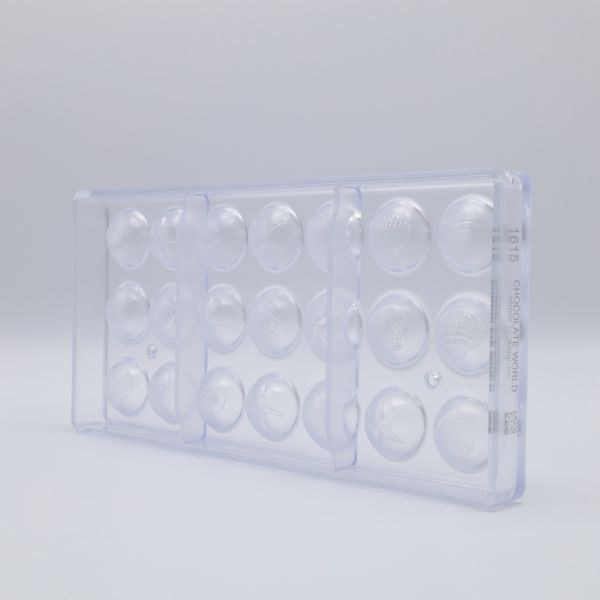 1615 CW Форма для шоколаду "Морські кульки" 27х27 мм h 13 мм, 3х7 шт./6 г