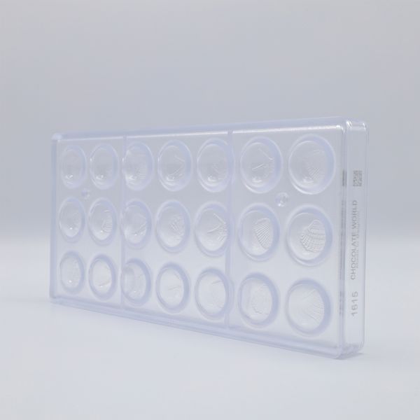 1615 CW Форма для шоколаду "Морські кульки" 27х27 мм h 13 мм, 3х7 шт./6 г