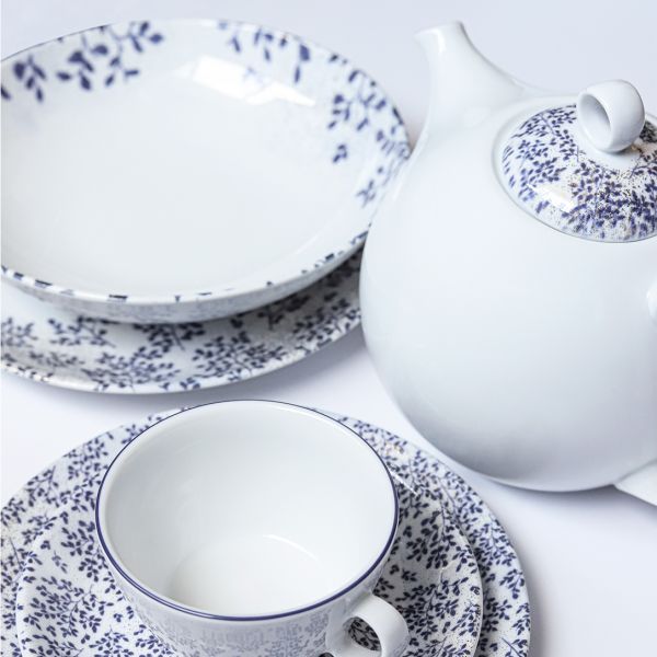 ISC1922-T0075-A0001 Тарілка глибока 22 см серія "Isabelle" декор "Golden Dew"