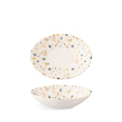 ISC1922-T0040 Тарілка глибока 22 см серія "Isabelle" декор "Velikonoce"