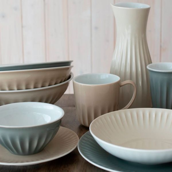 RIB1922-X9244 Тарілка глибока кругла 22 см,  колір Almond, серія "Ribby color"