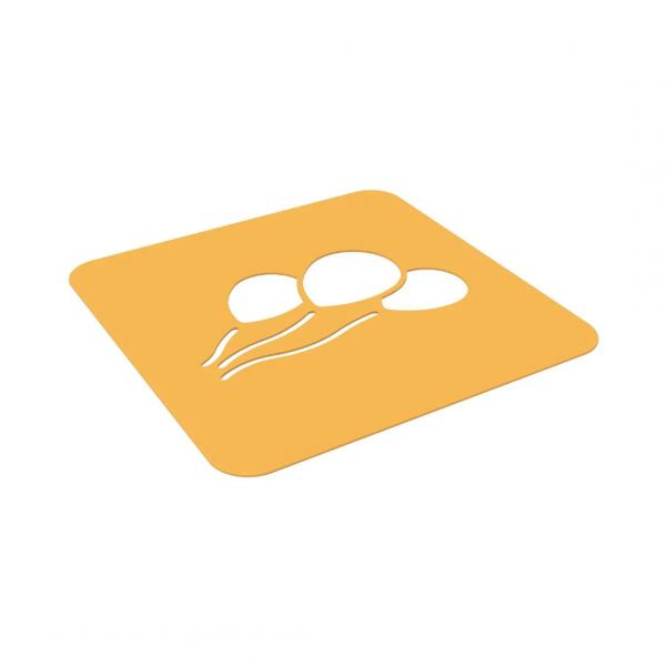 STENCIL PALLONCINO Силіконовий килимок "Повітряні кулі" 119х62 мм h 1 мм (2 шт)