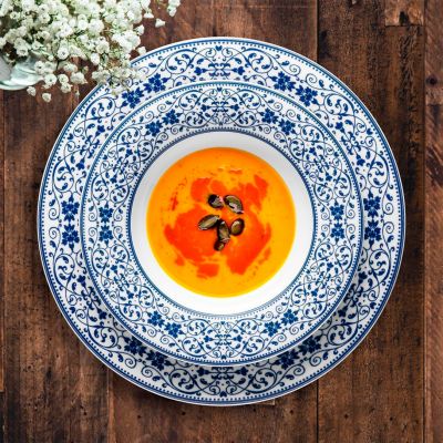 749576-57513 Тарілка кругла 26 см серія "Savoy-Grand Blue"