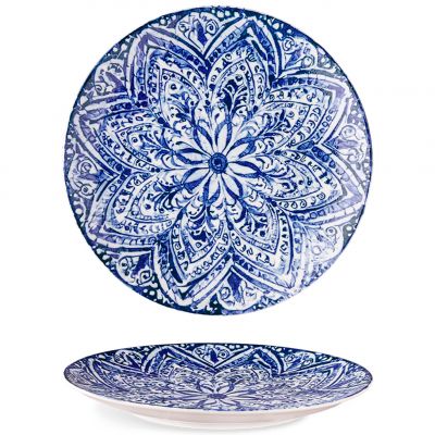 ISC2124-K0067 Тарілка кругла 24 см серія "Isabelle" декор "Aalborg"