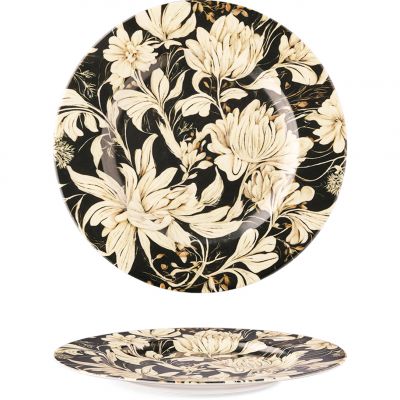 OPT2124-TM0002 Тарілка кругла 24 см серія "Optimo" декор "Barbora"