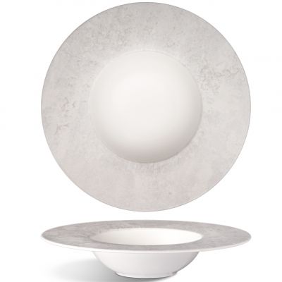 ESS1927-TM011 Тарілка для пасти 27 см, 400 мл серія "Essklasse" декор "Gray Harmony"