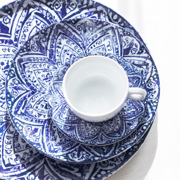 ISC2124-K0068 Тарілка кругла 24 см серія "Isabelle" декор "Malmo"