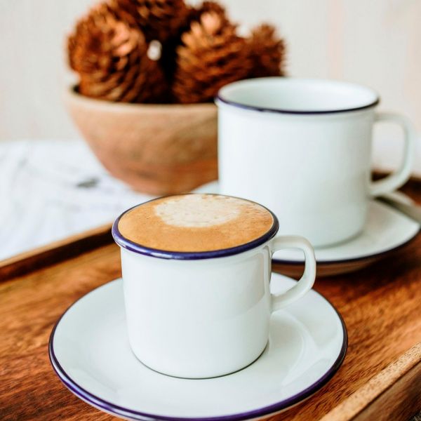 REB0608-X9133 Чашка 80 мл серія "Kante Blau" Retro mugs