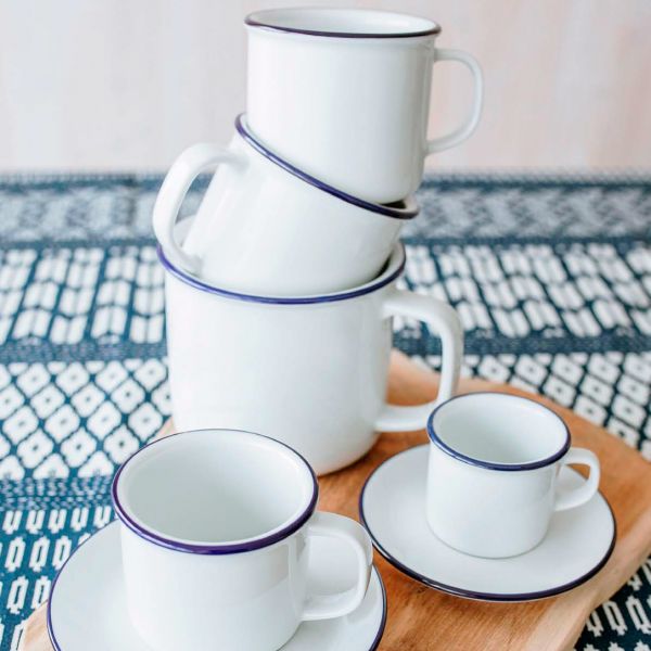 REB0618-X9133 Чашка 180 мл серія "Kante Blau" Retro mugs