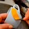 35191 Чашка cappuccino 180 мл Orange "Verona Millecolori Hand Painted Brush stroke A with handle"