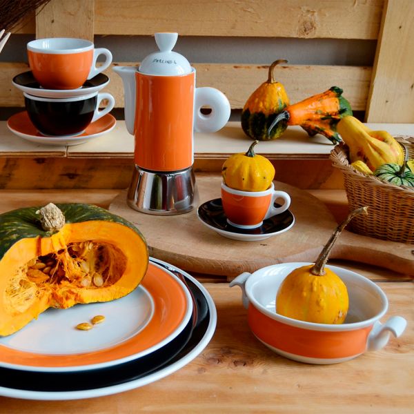 34417 Блюдце 14,5 см Orange для серій "Verona/Torino/Bari/Palermo Millecolori Hand Painted"