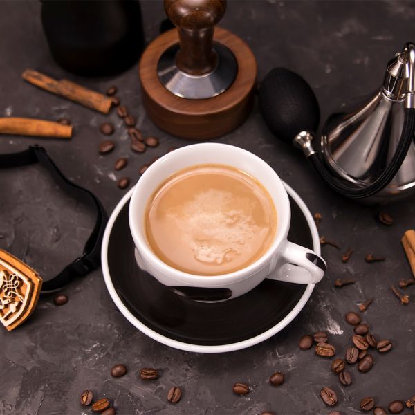 37173 Чашка espresso 75 мл Onda Black "Verona Millecolori Hand Painted Onda Black with Staffage Blac