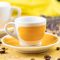 35128 Чашка cappuccino large 260 мл Yellow stroke B "Verona Millecolori Hand Painted Brush stroke B