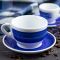 35127 Чашка cappuccino large 260 мл Blue stroke B "Verona Millecolori Hand Painted Brush stroke B Bl