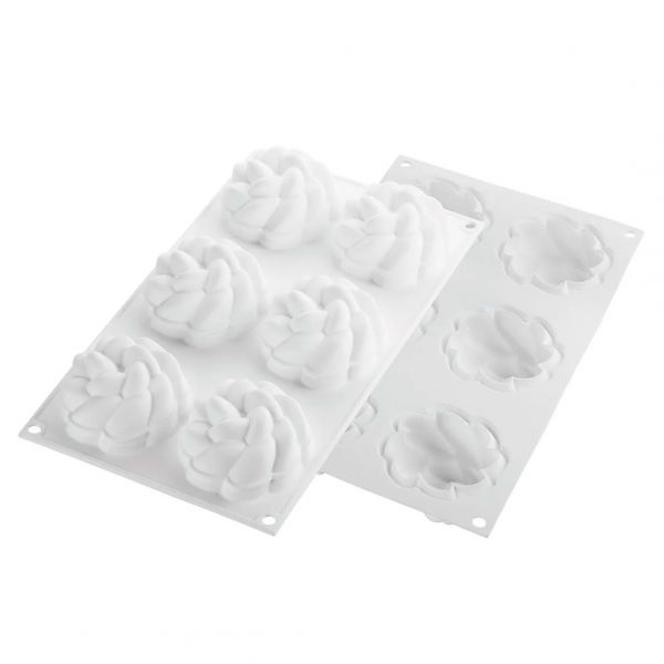 FLEUR 90 Форма силіконова "квітка" Ø99 h 35 мм (90 мл x 6)