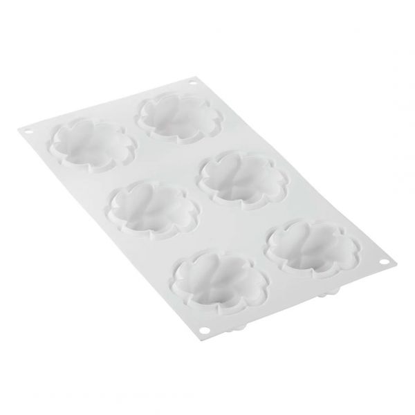 FLEUR 90 Форма силіконова "квітка" Ø99 h 35 мм (90 мл x 6)