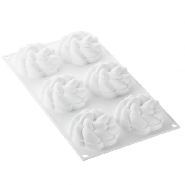 FLEUR 90 Форма силіконова "квітка" Ø99 h 35 мм (90 мл x 6)
