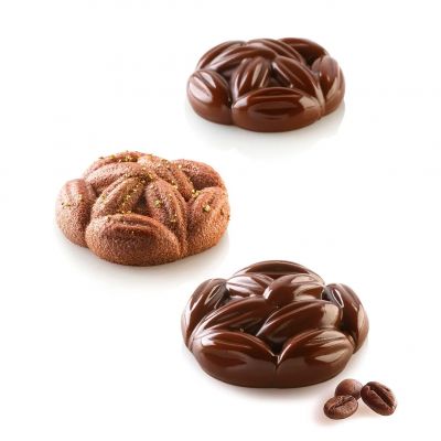 COCOA 35 Форма силіконова "какао боби" Ø61 h 21 (35 мл x 8)