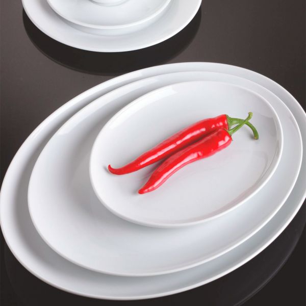 BAS3020 Блюдо овальне 16х20 см серія "Basic"