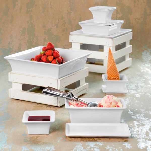 589646 Блюдо прямокутне 10x20 см серія "Buffet Gourmet"