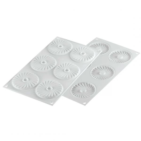 PLISSÉ 23 Форма силіконова 1 шт. Ø75 h7,7 mm, 23 ml x 6 tot. 138 ml;