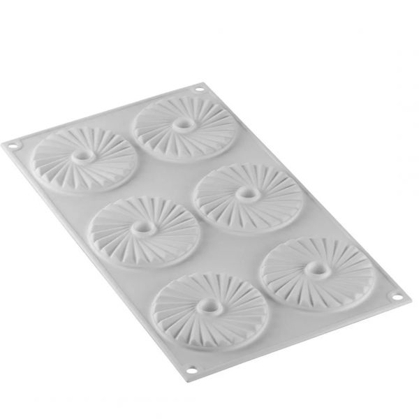 PLISSÉ 23 Форма силіконова 1 шт. Ø75 h7,7 mm, 23 ml x 6 tot. 138 ml;