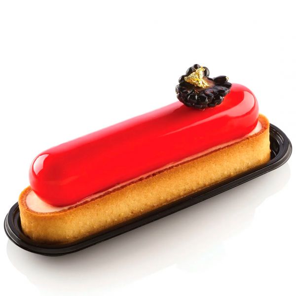 KIT TARTE RING OBLONG 146x34 MM Форма силіконова 133 x 21 h12 mm + 6 кілець  (146 x 35 mm) - 1*6 фор