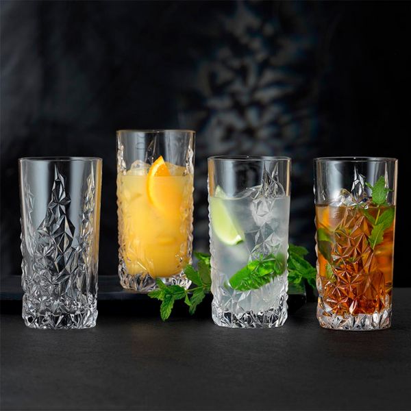 96155ВП Склянка висока Longdrink tumbler 420 мл серія "Sculpture"