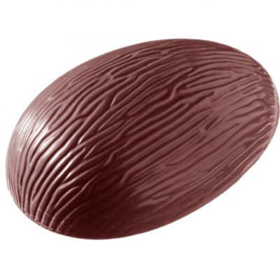 1282 CW Форма для шоколаду "Дерев'яне яйце" 87x58x30 мм, 2х3 шт. x 93 г