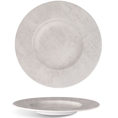 ESS2122-TM011 Тарілка кругла 22 см, серія "Essklasse" декор "Gray Harmony"