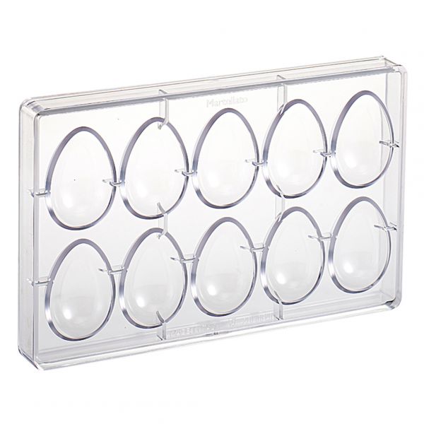 21U064N Форма для модулювання шоколаду "Яйце" 44х64 мм, 25 г