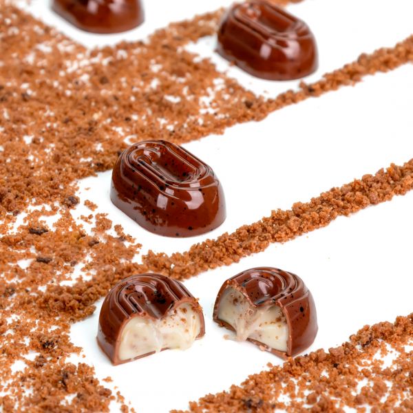 21MA1069 Форма для шоколаду "Бісквіт" 38x25,5 мм, h 13,5 мм (20 шт) - 10,5 г