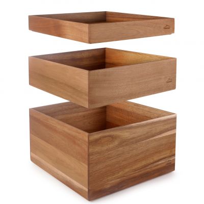 67926 Ящик дерев'яний GN 1/2 h 16,5 см