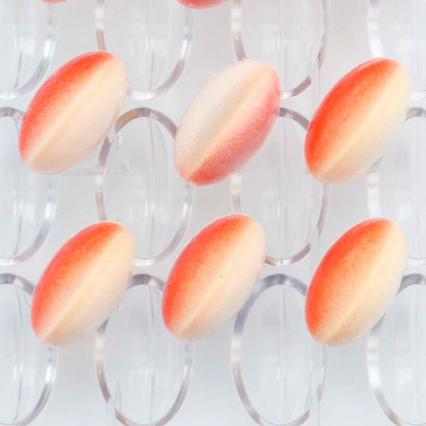 MA1985 Форма для шоколаду "Молюск" 41x24 мм h 20 мм (4x5 шт) - 10 г