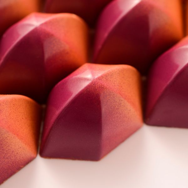 21MA1072 Форма для шоколаду "Стручок" 40x24 мм, h 19 мм (25 шт) - 9,2 г