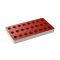 SG04/YL Форма силіконова для мармеладу "напівсфера" d 27 mm, h 13.5 mm + пластикова основа
