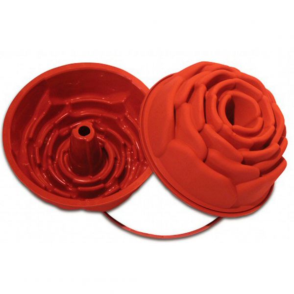 SFT251/C Форма силіконова "Роза" d 220 mm, h 100 mm