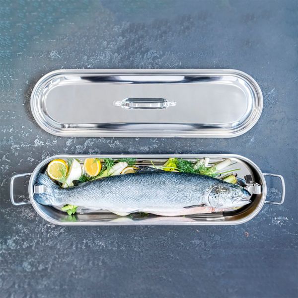 50440 Рибник з кришкою і грилем 40x19x11 cm, 10,05 л